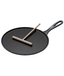 Le Creuset Le Creuster Gietijzeren Pannenkoekpan - Mat Zwart - 27cm -Keukengerei Winkel 1000x1200 1