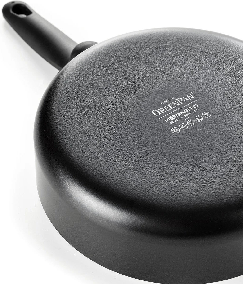 GreenPan Cambridge Hapjespan Met Deksel 28cm - Zwart - Inductie - PFAS-vrij 17 GreenPan Cambridge Hapjespan Met Deksel 28cm - Zwart - Inductie - PFAS-vrij - Afbeelding 15