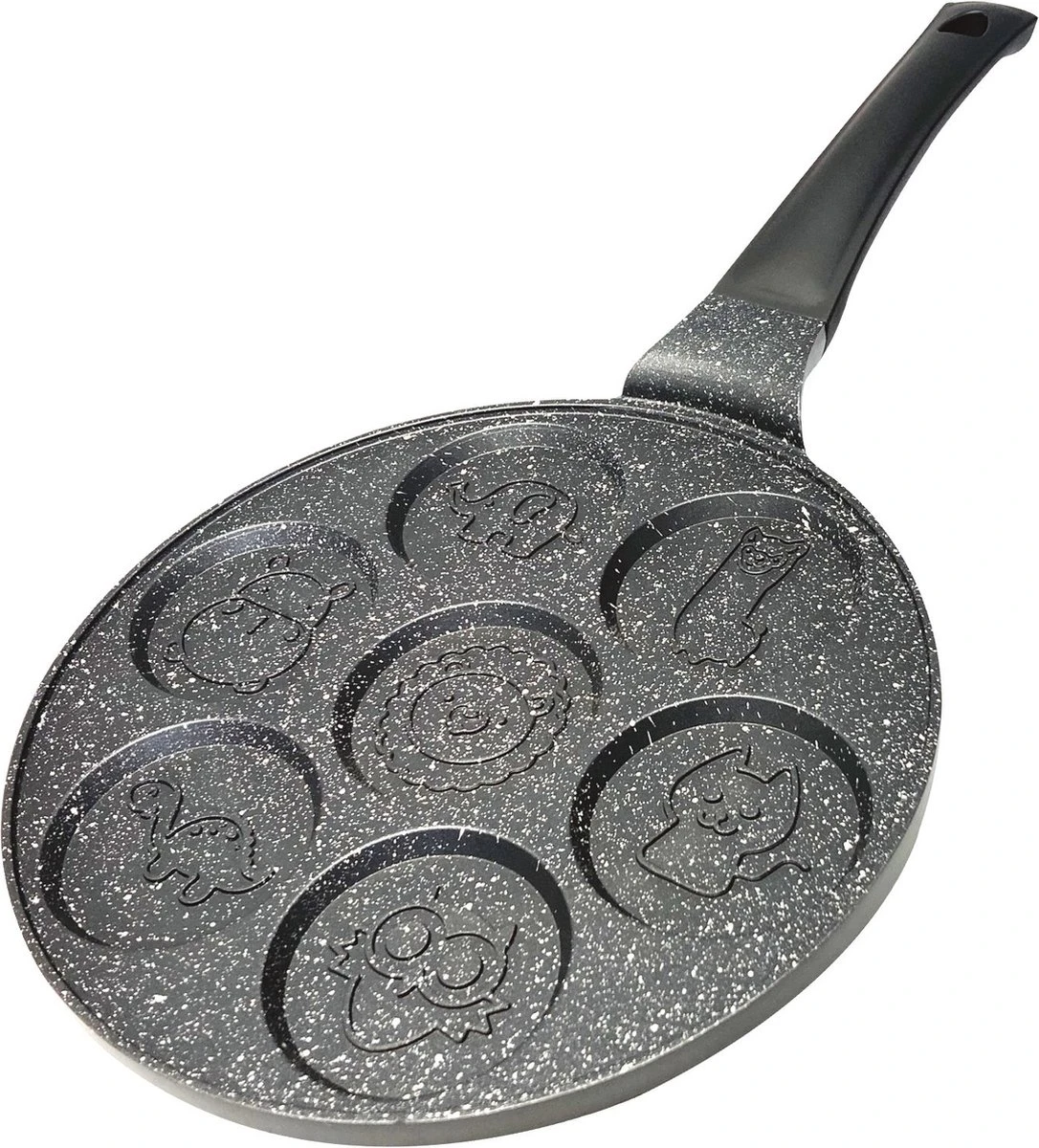 Pancake Pan Met Dierlijke Vormen - Pannenkoekenpan - Crêpemaker - Pancakes Set 8 Pancake Pan Met Dierlijke Vormen - Pannenkoekenpan - Crêpemaker - Pancakes Set - Afbeelding 6