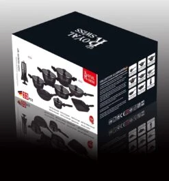 Royal Swiss® Pannenset - 33 Delig - Keramisch - Inductie - Afneembare Handgrepen - Geschikt Voor Oven - Zwart 13 Royal Swiss® Pannenset - 33 Delig - Keramisch - Inductie - Afneembare Handgrepen - Geschikt Voor Oven - Zwart -Keukengerei Winkel 1120x1200 12