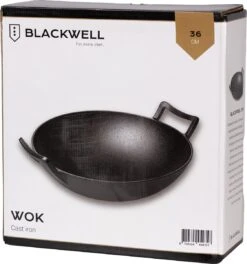 Blackwell Wadjan Wokpan - Gietijzer - 36 Cm - Zwart -Keukengerei Winkel 1123x1200