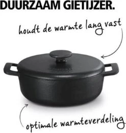 Brabantia The Dutch Braadpan - Matt Black - 28 Cm - Gietijzer -Keukengerei Winkel 1143x1200 1