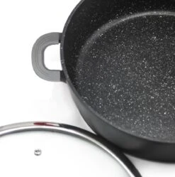 Cheffinger Steelpan Set 6-delig - 20-24-28cm - Zwart -Keukengerei Winkel 1191x1200 2