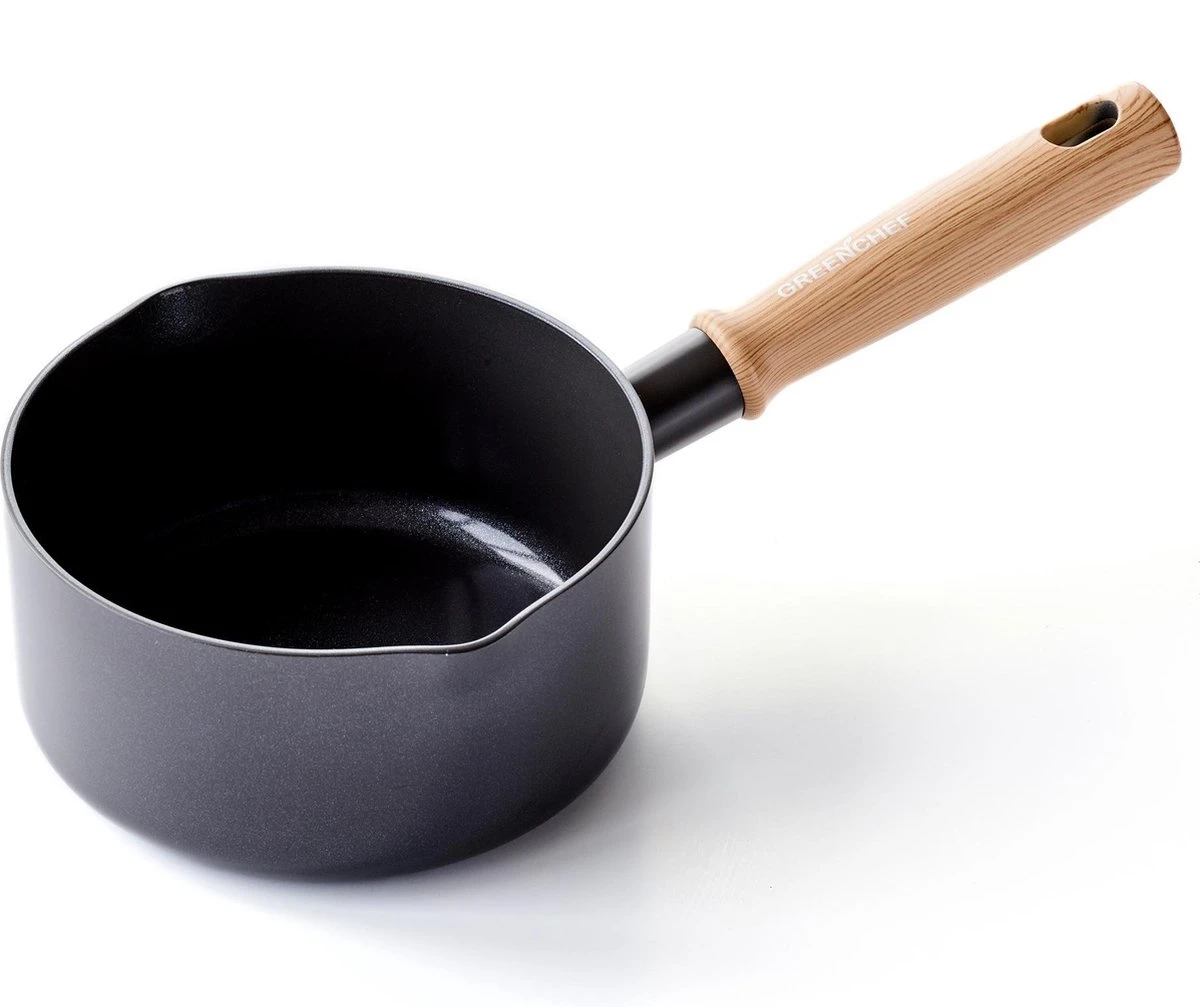 GreenChef Vintage Steelpan 16cm/1.6L - Zwart - Inductie - PFAS-vrij 3 GreenChef Vintage Steelpan 16cm/1.6L - Zwart - Inductie - PFAS-vrij
