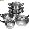 KitchenPrince 12-Delige Pannenset RVS - Pottenset - Kookpannen - Koekenpan - Steelpan - Bakpan - PFAS-Vrij - Pannenset - Pannenset Inductie - Antiaanbaklaag - Koekenpannenset 2 KitchenPrince 12-Delige Pannenset RVS - Pottenset - Kookpannen - Koekenpan - Steelpan - Bakpan - PFAS-Vrij - Pannenset - Pannenset Inductie - Antiaanbaklaag - Koekenpannenset -Keukengerei Winkel 1200x1015 2