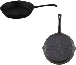 The Windmill Koekenpan Skillet Maxi 26 Cm Gietijzer Zwart -Keukengerei Winkel 1200x1026 1
