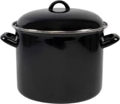 Orange85 Soeppan - Stamppot Pan - Inductie - Zwart - 8 Liter - Staal - Alle Warmtebronnen