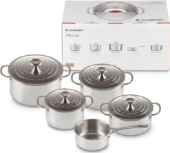 LE CREUSET - RVS Plus - Pannenset 5-delig 6 LE CREUSET - RVS Plus - Pannenset 5-delig -Keukengerei Winkel 1200x1080 1