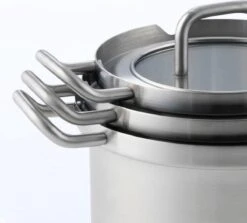 BK-Q-Linair Master Glas Kookpan 18 Cm - RVS - Glazen Deksel - Veilig Afgietsysteem - Inductie -Keukengerei Winkel 1200x1083