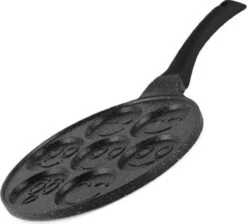 Emoji Pannenkoekenpan Pancake | 26cm | 7 Kop - Marmeren Anti Aanbaklaag Met Smiley 13 Emoji Pannenkoekenpan Pancake | 26cm | 7 Kop - Marmeren Anti Aanbaklaag Met Smiley -Keukengerei Winkel 1200x1088