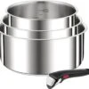 Tefal Ingenio Preference - Pannenset - Steelpannen Ø16cm + Ø18cm + Ø20cm + Handgreep -Keukengerei Winkel 1200x1105