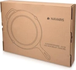 Navaris Gietijzeren Koekenpan - Braadpan Van Gietijzer - Ronde Skillet - Geschikt Voor Alle Warmtebronnen - Ø 25 Cm - Ovenbestendig Tot 260?graden 13 Navaris Gietijzeren Koekenpan - Braadpan Van Gietijzer - Ronde Skillet - Geschikt Voor Alle Warmtebronnen - Ø 25 Cm - Ovenbestendig Tot 260?graden -Keukengerei Winkel 1200x1109 2