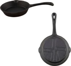The Windmill Koekenpan Skillet Maxi 26 Cm Gietijzer Zwart -Keukengerei Winkel 1200x1112 2