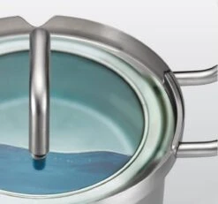 BK-Q-Linair Master Glas Kookpan 18 Cm - RVS - Glazen Deksel - Veilig Afgietsysteem - Inductie -Keukengerei Winkel 1200x1120