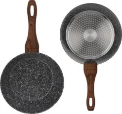 Edënbërg Stonetec Line - Wokpan Keramisch - 24 Cm - 3-laags Anti-aanbaklaag! -Keukengerei Winkel 1200x1124