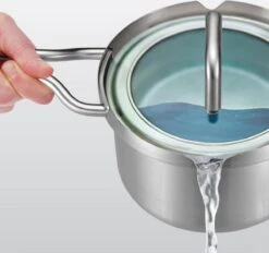 BK-Q-Linair Master Glas Kookpan 18 Cm - RVS - Glazen Deksel - Veilig Afgietsysteem - Inductie -Keukengerei Winkel 1200x1126