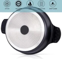 Tajine Agadir Inductie Arabisch Design Non-stick Shining Black 7 Tajine Agadir Inductie Arabisch Design Non-stick Shining Black -Keukengerei Winkel 1200x1145 2