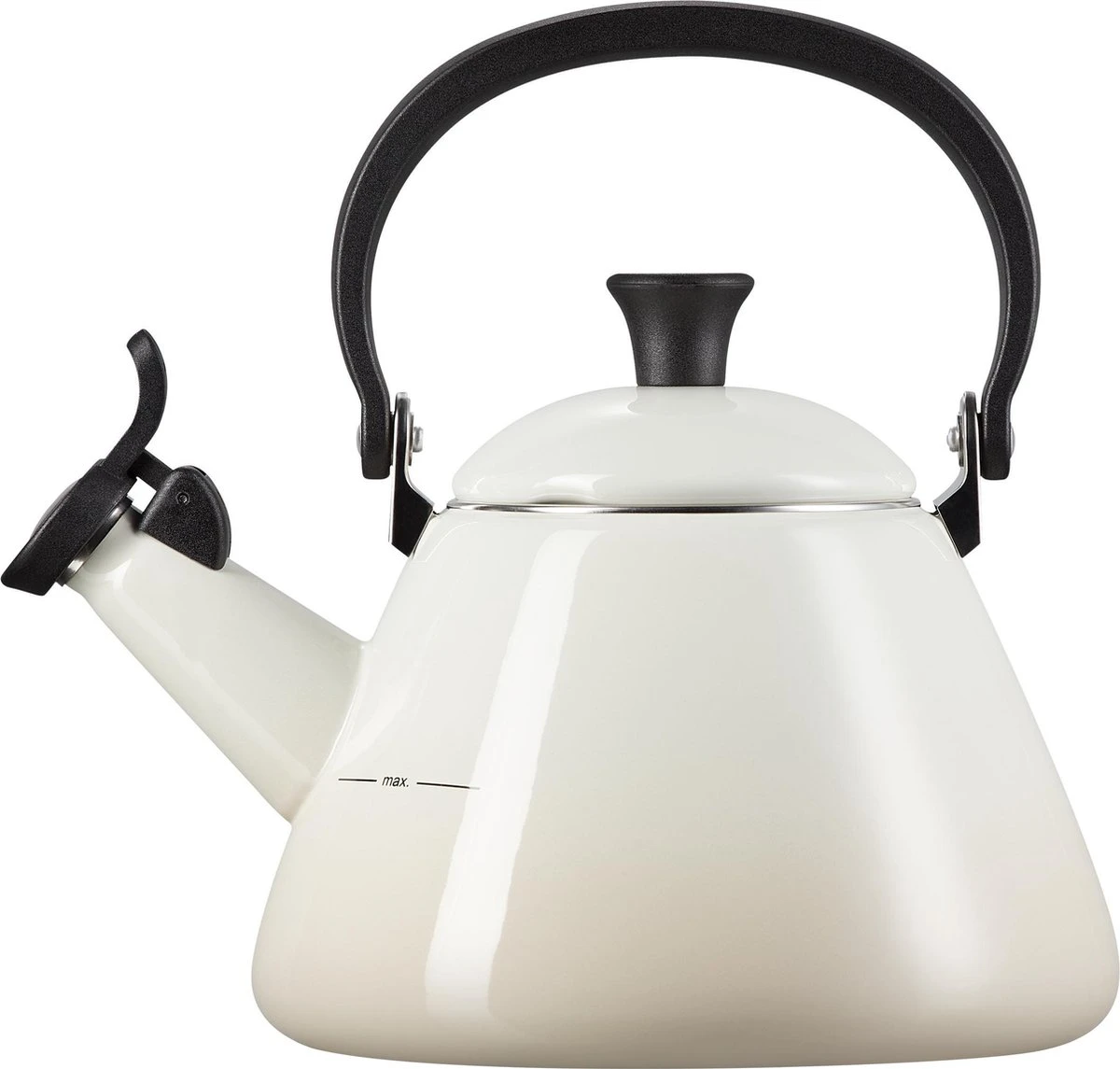 Le Creuset Fluitketel Kone - Meringue 5 Le Creuset Fluitketel Kone - Meringue - Afbeelding 3