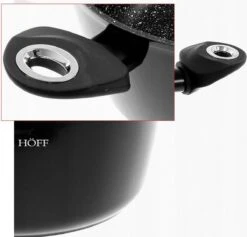 Pannenset - Kookpan - Inductie - 15 Delig Marmeren Coating - Zwart -Keukengerei Winkel 1200x1152 1