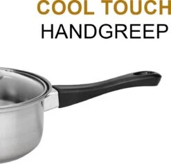 KitchenPrince 12-Delige Pannenset RVS - Pottenset - Kookpannen - Koekenpan - Steelpan - Bakpan - PFAS-Vrij - Pannenset - Pannenset Inductie - Antiaanbaklaag - Koekenpannenset -Keukengerei Winkel 1200x1153 3