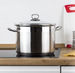 Haushalt Soeppan Met Glazen Deksel - 10 Liter- RVS -Keukengerei Winkel 1200x1165 4