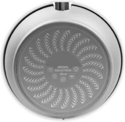 Merkloos Keukenpan Met Deksel En Heeft Een Diameter Van Ø 28 Cm - Luxe Hapjespan Keukenpan Van 28cm Anti-aanbaklaag - Handvat Zwart - Pan Met Deksel -Keukengerei Winkel 1200x1169 1