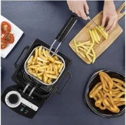 Frituurmachine Cecotec Cleanfry 1,5 L 1000W Roestvrij Staal -Keukengerei Winkel 1200x1188 2