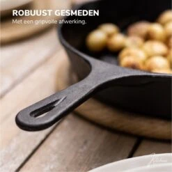 Gietijzeren Pan - Skillet - Koekenpan - BBQ - Koekenpan Inductie - ø32cm - 3.1 KG - Geschikt Voor Alle Warmtebronnen - Inclusief Gratis E-Book -Keukengerei Winkel 1200x1198 18