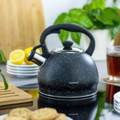 Fluitketel Inductie Gas Waterkoker 2.0 L ‘’Cosenza’’ Mat Zwart RVS -Keukengerei Winkel 1200x1198 38