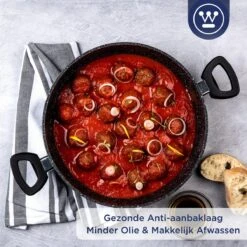 Westinghouse Hapjespan Inductie - Ø 32 Cm - Zwart Marmer - Met Deksel 17 Westinghouse Hapjespan Inductie - Ø 32 Cm - Zwart Marmer - Met Deksel -Keukengerei Winkel 1200x1200 1037