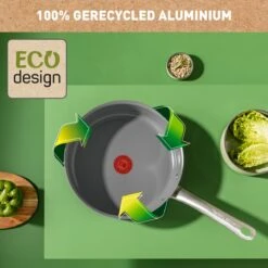 Tefal Renew+ Keramische Hapjespan - Ø 24 Cm - Met Deksel -Keukengerei Winkel 1200x1200 1047