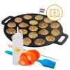 CuisiNoon® Poffertjespan Premium - Complete Poffertjesmaker Set - Inclusief Bakboek -Keukengerei Winkel 1200x1200 1090