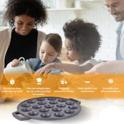 CuisiNoon® Poffertjespan Premium - Complete Poffertjesmaker Set - Inclusief Bakboek -Keukengerei Winkel 1200x1200 1093