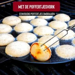 Rednas Poffertjespan Pakket - Incl. Luxe Giftbox - Incl.Bakkwast/Vork/Doseerfles - RVS/Gietijzer -Keukengerei Winkel 1200x1200 1099