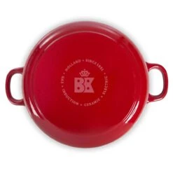 BK Bourgogne Braadpan Ø 20 Cm - Rood - Gietijzer - Inductie -Keukengerei Winkel 1200x1200 1219