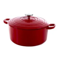 BK Bourgogne Braadpan Ø 20 Cm - Rood - Gietijzer - Inductie -Keukengerei Winkel 1200x1200 1221