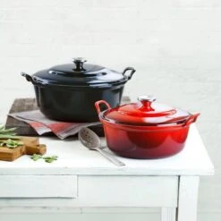Le Creuset Braadpan Faitout Tradition Kersenrood - ø 24 Cm / 3 Liter -Keukengerei Winkel 1200x1200 1227