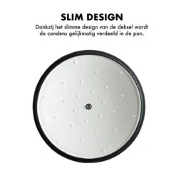 MOA Gietijzeren Braadpan - Inhoud 5,7 Liter - 26CM - Rond - Alle Warmtebronnen - Ook Voor Inductie - Gewicht 5,8 Kg - Wit - C26W -Keukengerei Winkel 1200x1200 1268