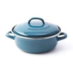 BK Fortalit Braadpan Ø 24 Cm - Blauw - Emaille - Inductie -Keukengerei Winkel 1200x1200 1293