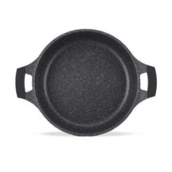 Royalty Line - Marble Soep/braadpan - Met Glazen Deksel Zwart - 24 CM. RL-BS24ML -Keukengerei Winkel 1200x1200 1296