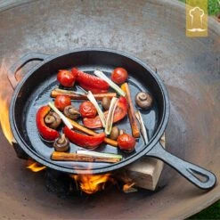 Chefarone Gietijzeren Pan - 2-in-1 Braadpan Inclusief Deksel - Geschikt Voor Alle Warmtebronnen -Keukengerei Winkel 1200x1200 1305