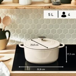 Tefal LOV Braadpan - 5L - Ø25 Cm - Beige -Keukengerei Winkel 1200x1200 1310