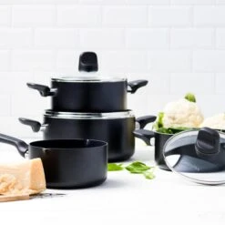 GreenPan Memphis Pannenset - 4-delig - Zwart - Inductie - PFAS-vrij -Keukengerei Winkel 1200x1200 136