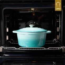 Chefarone Gietijzeren Pan - Braadpan Inclusief Deksel - Geschikt Voor Alle Warmtebronnen - Geëmailleerd Blauw 18 Chefarone Gietijzeren Pan - Braadpan Inclusief Deksel - Geschikt Voor Alle Warmtebronnen - Geëmailleerd Blauw -Keukengerei Winkel 1200x1200 1372