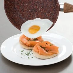 Livington Copper & Stone Pan - 24cm Koekenpan- Anti-aanbaklaag En Krasbestendig - Graniet Look - Binnenste Steenlaag Voor Perfecte Warmteverdeling - Geschikt Voor Ceran, Gas, Elektrisch, Inductie -Keukengerei Winkel 1200x1200 1431