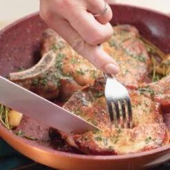 Livington Copper & Stone Pan - 24cm Koekenpan- Anti-aanbaklaag En Krasbestendig - Graniet Look - Binnenste Steenlaag Voor Perfecte Warmteverdeling - Geschikt Voor Ceran, Gas, Elektrisch, Inductie -Keukengerei Winkel 1200x1200 1433