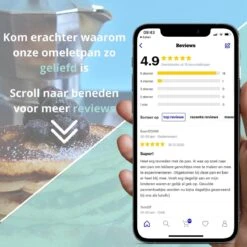 Culistar Pannenkoekenpan Inductie - Pancake Pan - Omeletpan - Omeletmaker - Eierpan - Inclusief Receptenboekje 18 Culistar Pannenkoekenpan Inductie - Pancake Pan - Omeletpan - Omeletmaker - Eierpan - Inclusief Receptenboekje -Keukengerei Winkel 1200x1200 1456