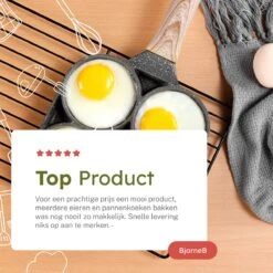 Merkloos Pancake Pan - Omeletpan - Eierpan - Anti Aanbaklaag - PFAS Vrij - Pancake Maker - Geschikt Voor Alle Warmtebronnen - Inductie Pannen -Keukengerei Winkel 1200x1200 1488