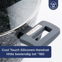 Westinghouse Kookpan/Braadpan Inductie - Ø 28 Cm - Grijs Graniet - Met Deksel - PFOA Vrij -Keukengerei Winkel 1200x1200 151