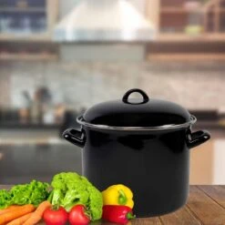 Orange85 Soeppan - Stamppot Pan - Inductie - Zwart - 8 Liter - Staal - Alle Warmtebronnen -Keukengerei Winkel 1200x1200 1538